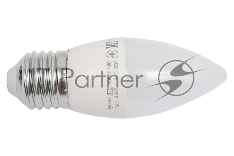 Лампа светодиодная C35 10Вт свеча 4000К E27 230В GENERICA LL-C35-10-230-40-E27-G