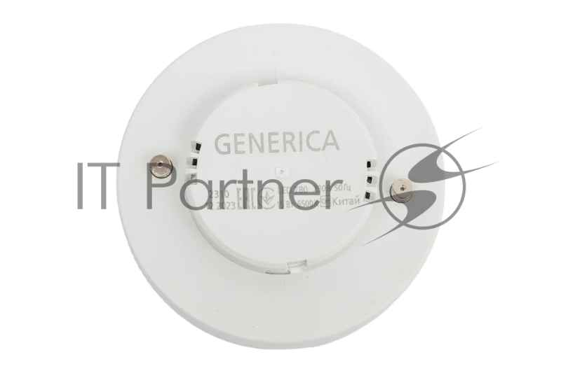 Лампа светодиодная T80 15Вт таблетка 6500К GX53 230В GENERICA LL-T80-15-230-65-GX53-G