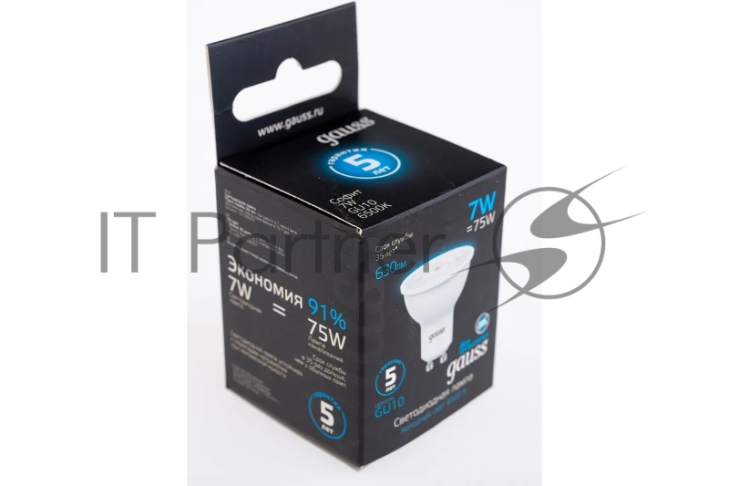 Лампа MR16 7W 630lm 6500K GU10 LED