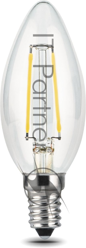 Лампа филам. Gauss 11Вт цок.:E14 свеча 220B 2700K св.свеч.бел.теп. C37 (упак.:10шт) (103801111)