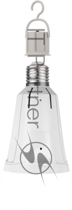 Лампа A80 12W 900lm 4100K Е27 авар. с Li-Ion аккумулятором LED