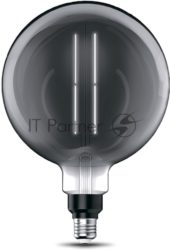 Лампа Filament G200 6W 330lm 4000К Е27 gray straight LED