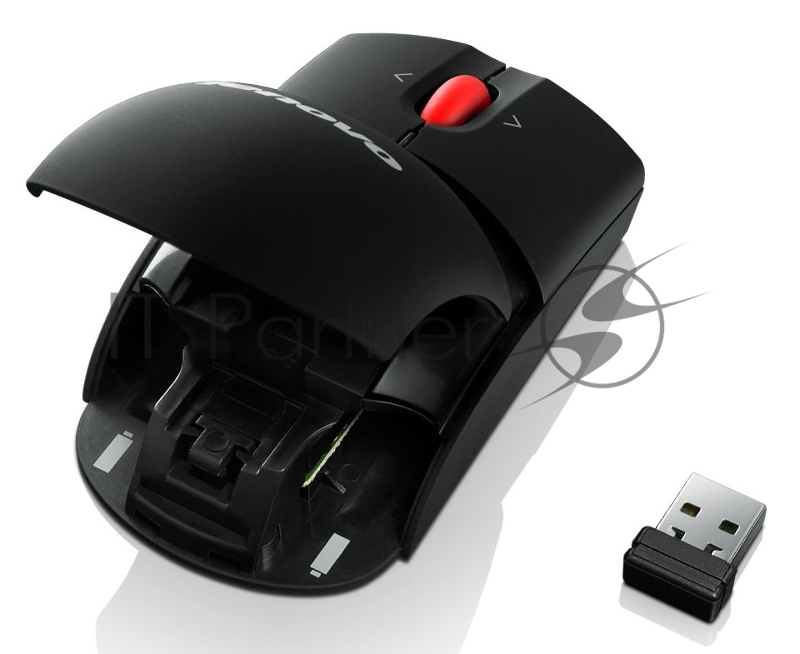 Мышь Lenovo 0A36188 черный лазерная (1600dpi) беспроводная USB