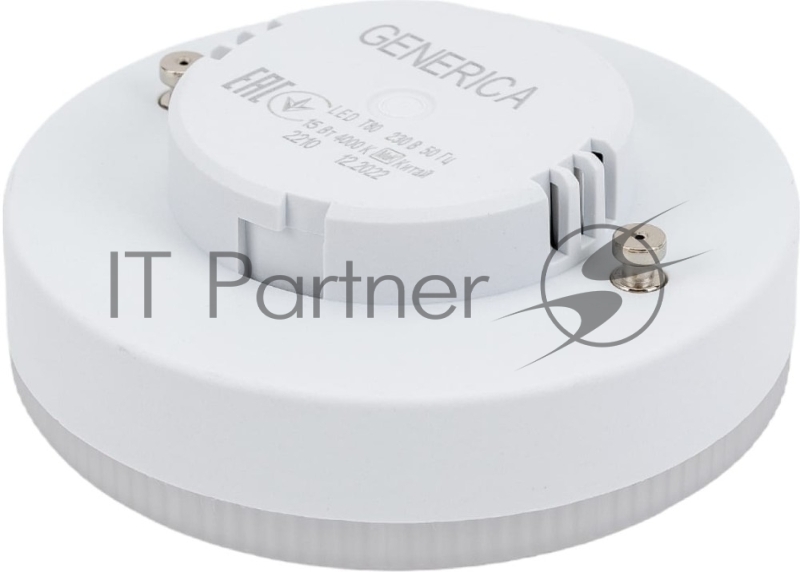 Лампа LED IEK LL-T80-15-230-40-GX53-G T80 таблетка 15Вт 230В 4000К GX53 GENERICA
