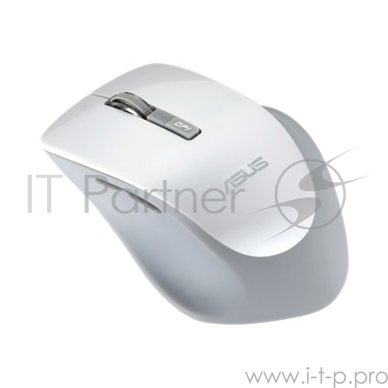 Мышь Asus WT425 белый оптическая (1600dpi) беспроводная USB2.0 для ноутбука (5but)