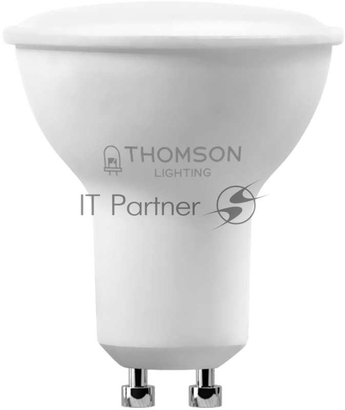 Лампа LED Thomson GU10, полусфера, 10Вт, 6500К, белый холодный, TH-B2328, 1 шт.