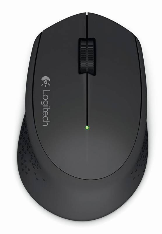 Беспроводная мышь Logitech M280 черный оптическая (1000dpi) USB для ноутбука (2but)