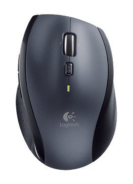 Беспроводная мышь Logitech M705 серебристый/черный лазерная (1000dpi) USB1.1 для ноутбука (5but)
