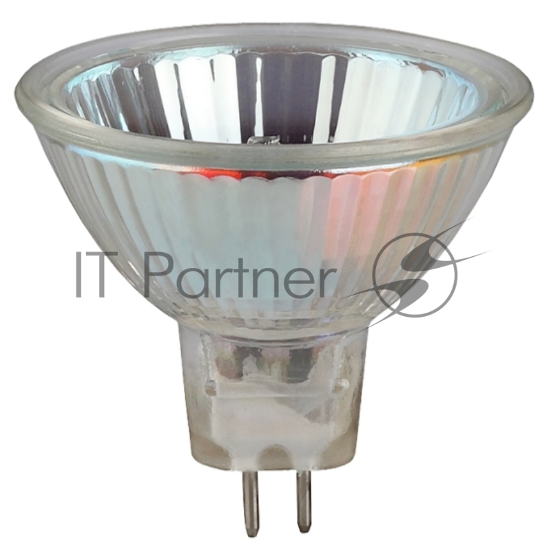 Лампочка галогенная ЭРА GU5.3-JCDR (MR16)-75W-230V-CL GU5.3 75Вт софит теплый белый свет