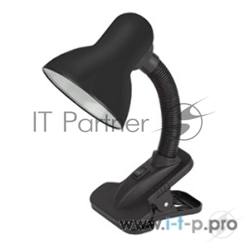 Настольные светильники ЭРА N-102 N-102-E27-40W-BK черный матовый {Светильник настольный, цоколь E-27, на прищепке}