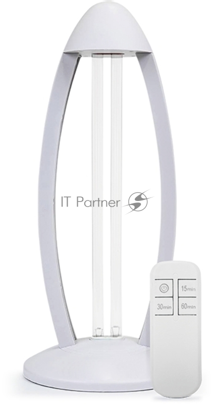 Бактерицидная ультрафиолетовая настольная лампа с таймером отключения и пультом QUMO Health Аura Future+