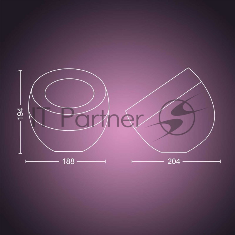 Настольная лампа Philips Hue Iris в белом корпусе Hue Iris gen4 EU/UK white