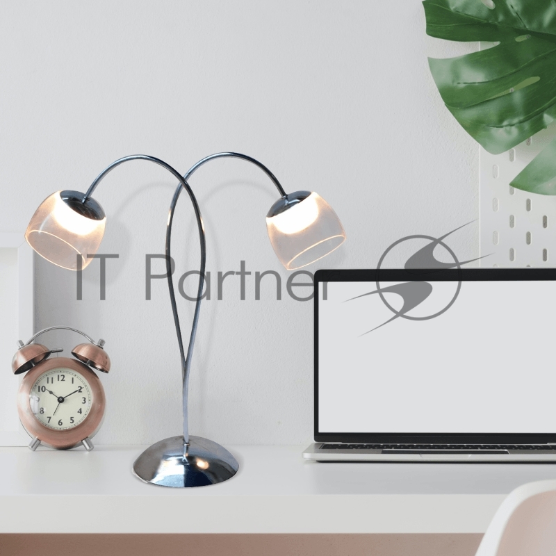 Настольная лампа HIPER H970-3 LED 25Вт 3000K WHITE/SILVER