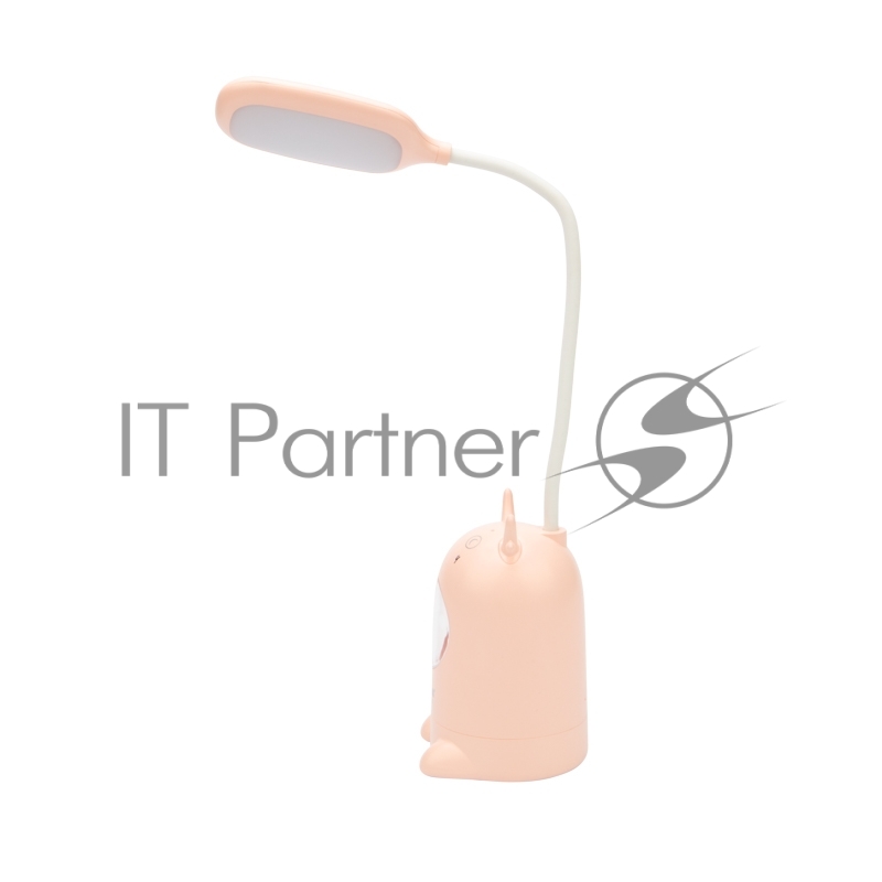 Светильник настольный REXANT Click Lite с ночником на остновании, LED, 6 Вт, 4000 К, RGB динамика, диммируемый 3 ступени, заряжаемый (автономный режим 3 часа)