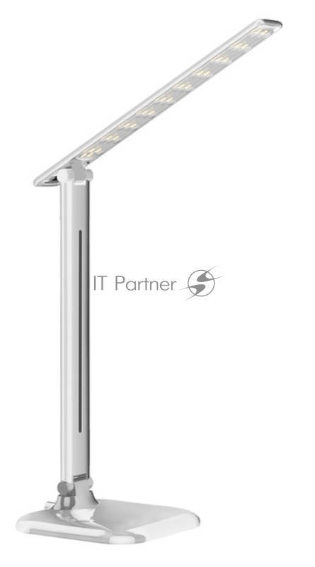 Светильник Ultraflash UF-716 C01 (13787) настольный на подставке белый 11Вт