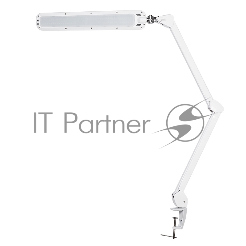 Лампа настольная бестеневая REXANT, струбцина, «ECO light t», 90 SMD LED, сенсорный диммер, белая