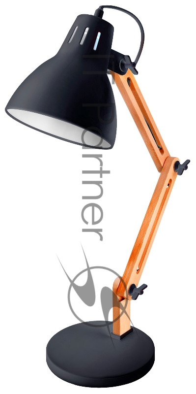 Светильник Camelion KD-355 C02 (14158) настольный на основание E27 черный 40Вт