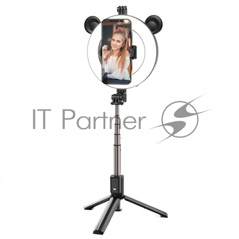 Кольцевая лампа Borofone BY6 PerfectPi с беспроводным пультом, трипод 60-95 см, диаметр лампы 17 см, в коробке