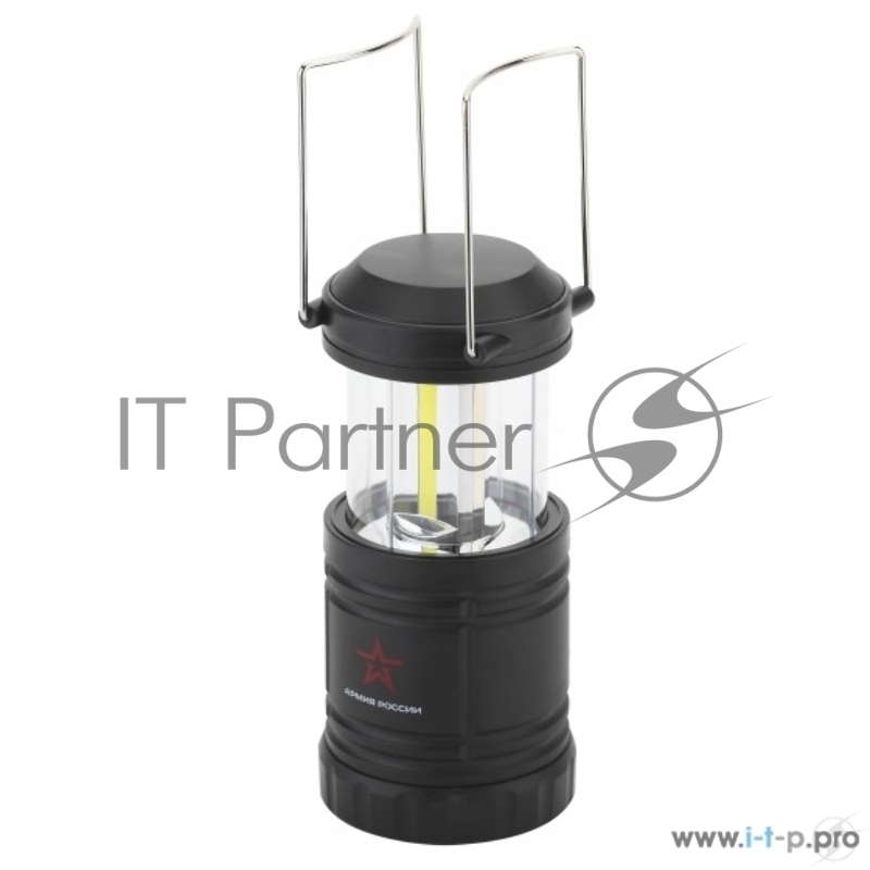 Кемпинговый фонарь ЭРА KB-502 Заря {3х1,5Вт СОВ светодиода, алюминий, магнит, ушко для подвешивания, складной механизм, 3хАА в комплекте}