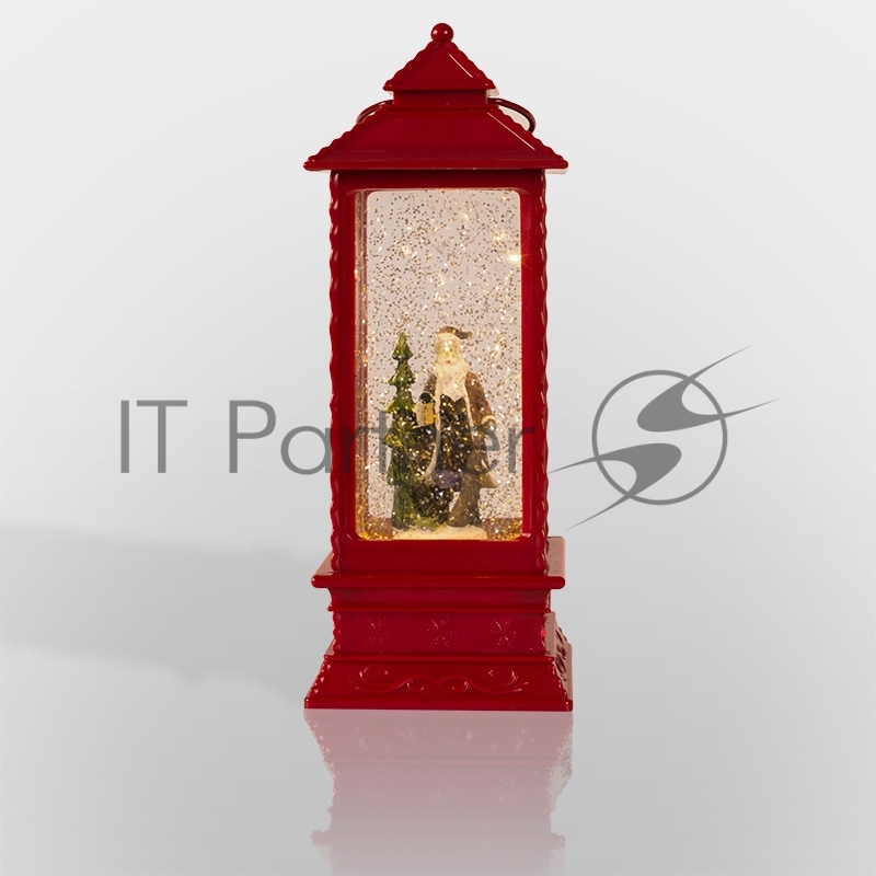 Фонарь декоративный Дед Мороз с эффектом снегопада и подсветкой тепл. бел. Neon-Night 501-062