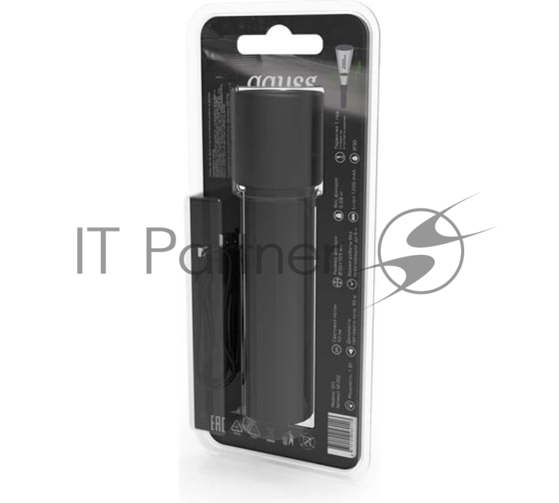 Фонарь ручной модель GFL202 1W 50lm Li-ion 1200mAh LED 1/10/180