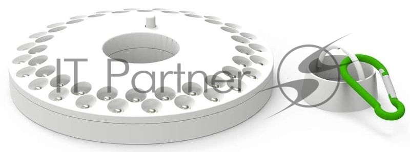 Фонарь кемпинговый модель GFL004 48LED 500lm 3xAA белый магнит и карабин LED 1/12/72