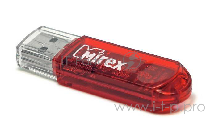 Флеш накопитель 16GB Mirex Elf, USB 2.0, Красный