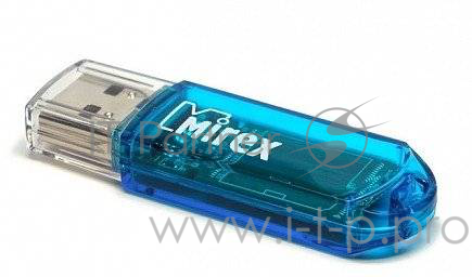 Флеш накопитель 16GB Mirex Elf, USB 2.0, Синий
