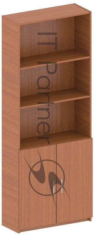Шкаф Бюджет 2552 716x349x1810мм орех французский (956208)