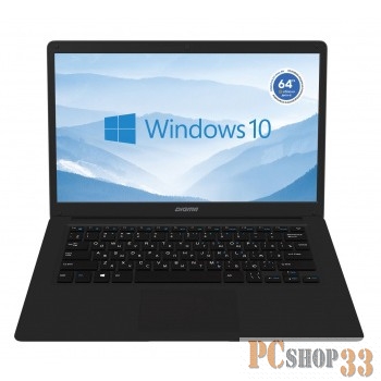 Ноутбук Digma EVE 14 C414 Celeron N3350 4Gb eMMC128Gb Intel HD Graphics 500 14 IPS FHD (1920x1080) Windows 10 Home Single Language 64 grey space WiFi BT Cam 5000mAh