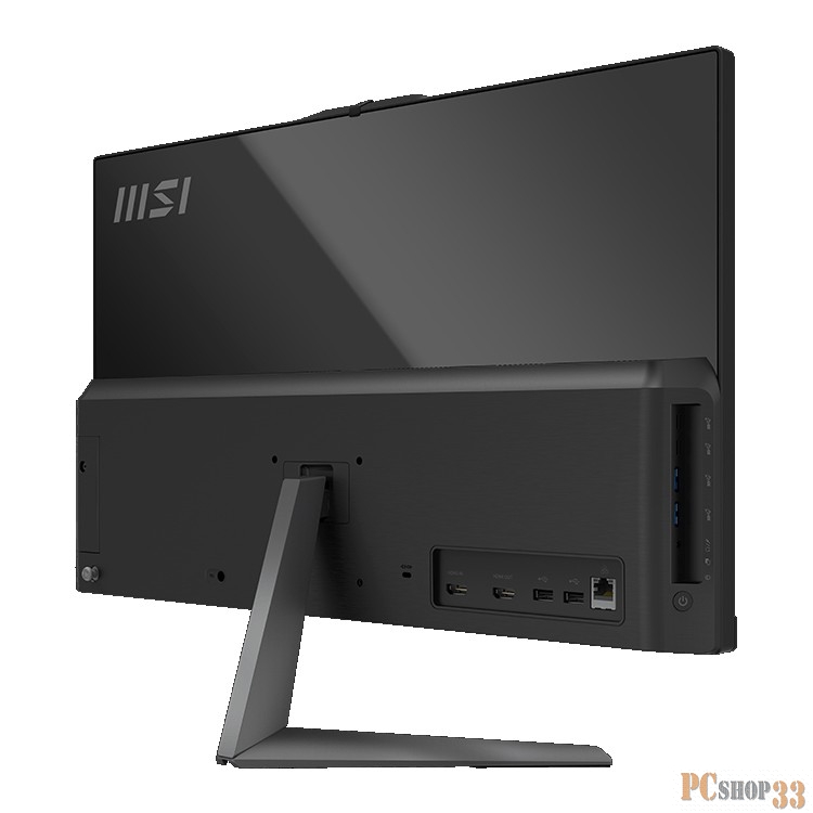 Моноблок MSI Modern AM272 12M-237XRU 27 Full HD i5 1240P (1.7) 8Gb SSD512Gb noOS GbitEth WiFi BT 120W клавиатура мышь Cam черный 1920x1080