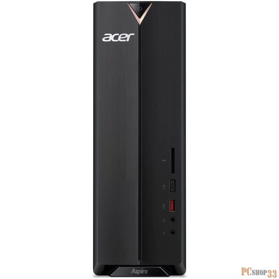 Компьютер Acer Aspire XC-1660 SFF i5 11400 (2.6) 8Gb SSD256Gb UHDG 730 CR Windows 10 Professional GbitEth WiFi BT 180W черный