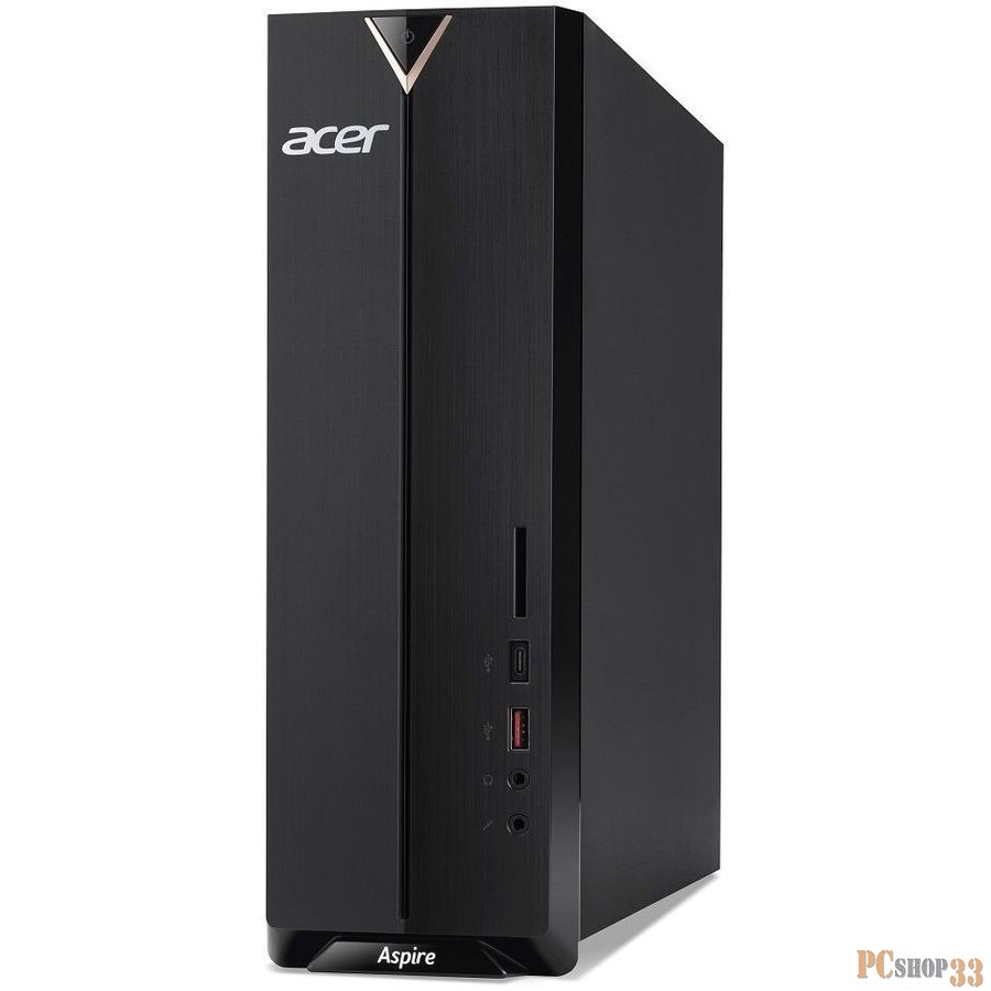 Компьютер Acer Aspire XC-1660 SFF i5 11400 (2.6) 8Gb SSD256Gb UHDG 730 CR Windows 10 Professional GbitEth WiFi BT 180W черный