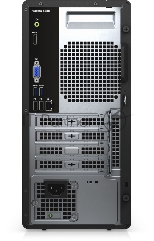 Компьютер Dell Vostro 3888 MT i5 10400 (3.6) 8Gb SSD256Gb UHDG 630 DVDRW CR Ubuntu GbitEth WiFi BT 260W черный