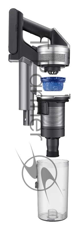 Пылесос ручной Samsung VS20R9046T3/EV 410Вт серебристый
