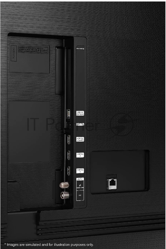 Телевизор LED Samsung 55 UE55AU7570UXRU Series 7 черный 4K Ultra HD 60Hz DVB-T2 DVB-C DVB-S2 USB WiFi Smart TV (RUS)