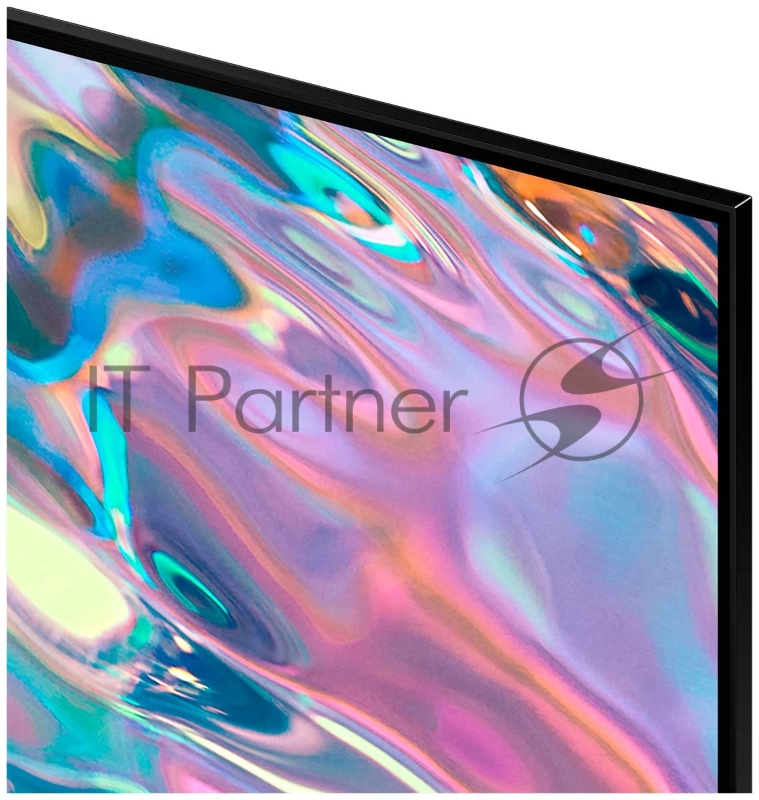 Телевизор QLED Samsung 55 QE55Q60BAUXCE Q черный 4K Ultra HD 60Hz DVB-T2 DVB-C DVB-S2 WiFi Smart TV (RUS)