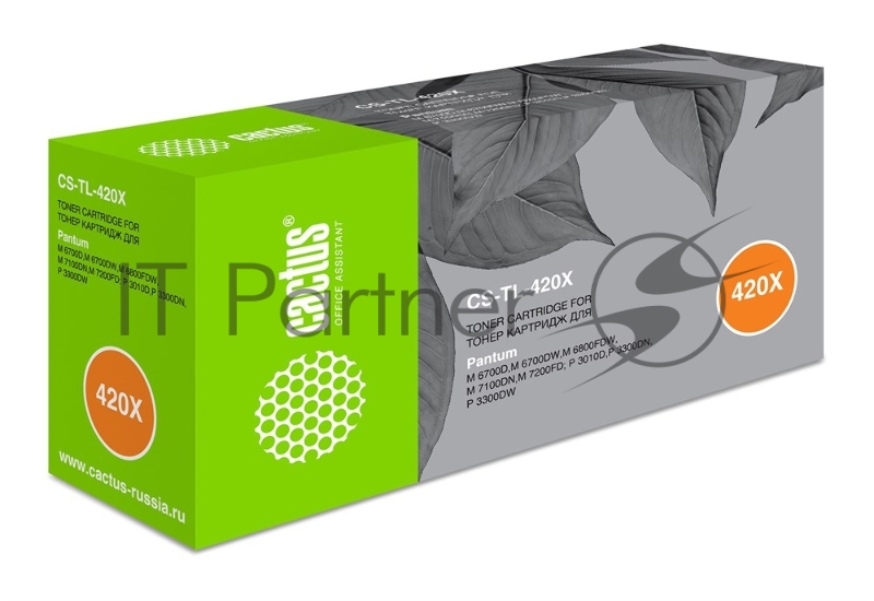Картридж лазерный Cactus CS-TL-420X TL-420X черный (6000стр.) для Pantum P3010D/P3010DW/P3300D/P3300DN/