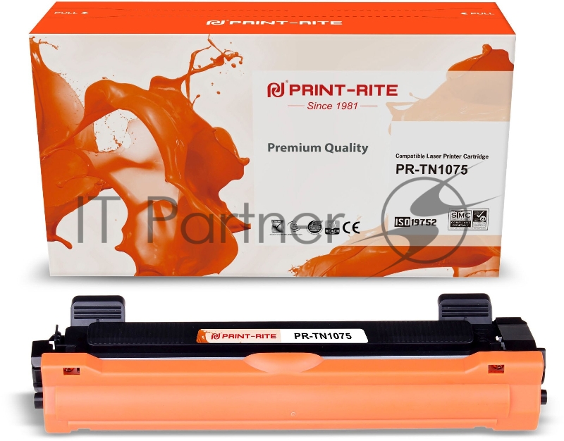 Картридж лазерный Print-Rite TFB561BPU1J PR-TN1075 TN-1075 черный (1000стр.) для Brother HL-1110/1112/1510/1512/1810/18