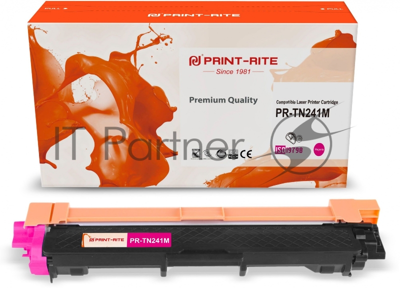 Картридж лазерный Print-Rite TFB685MPU1J PR-TN241M TN-241M пурпурный (1400стр.) для Brother HL-3170CDW
