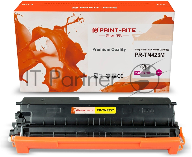 Картридж лазерный Print-Rite TFBAB2MPU1J PR-TN423M TN-423M пурпурный (4000стр.) для Brother DCP L8410CDW/HL L8260CDW/MFC L8690CDW