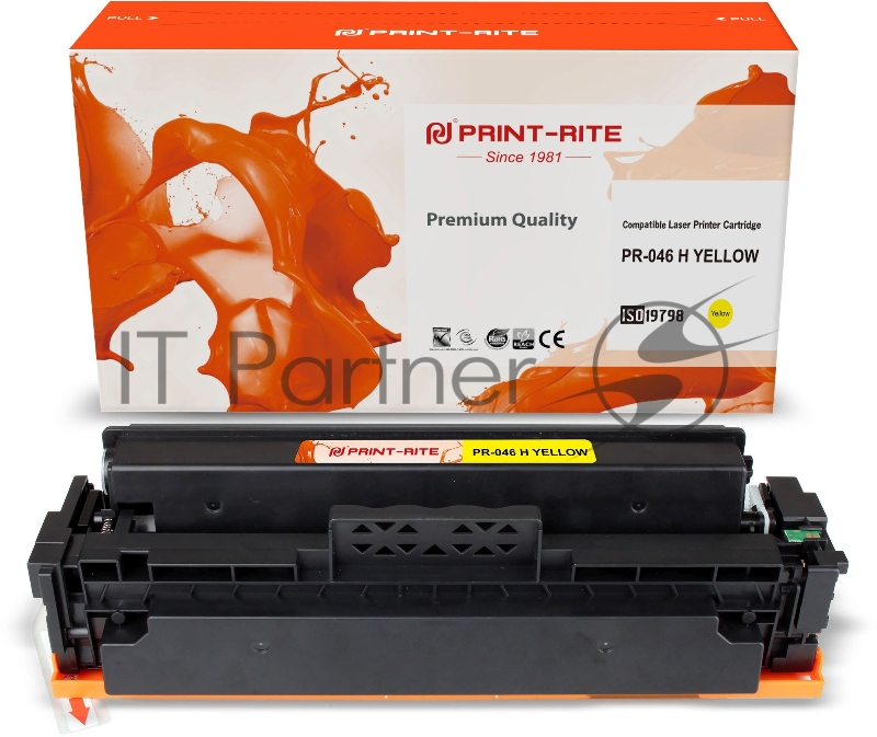 Картридж лазерный Print-Rite TFC454YPU1J PR-046 H YELLOW 046 H Yellow желтый (5000стр.) для Canon LBP 653Cdw/654Cx/MF732Cdw/734Cdw/7