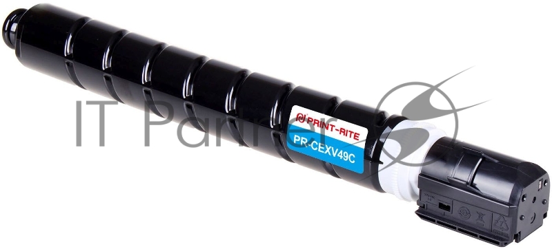 Картридж лазерный Print-Rite TFC875CPRJ PR-CEXV49C CIAN C-EXV49C Cian голубой (19000стр.) для Canon IR C3320/C3320i/C3325i/C3330i/C35 MFP/C3525i MFP/C3530i MFP
