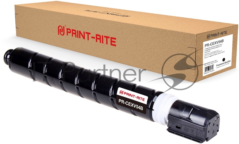 Картридж лазерный Print-Rite TFC902BPRJ PR-CEXV54B C-EXV54B черный (15500стр.) для Canon ImageRunner C3025 MFP/ C3025i MFP