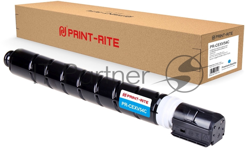 Картридж лазерный Print-Rite TFC903CPRJ PR-CEXV54C C-EXV54C голубой (8500стр.) для Canon ImageRunner C3025/C3025i MFP