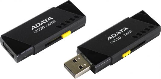 Флеш накопитель 32GB A-DATA UV230, USB 2.0, черный