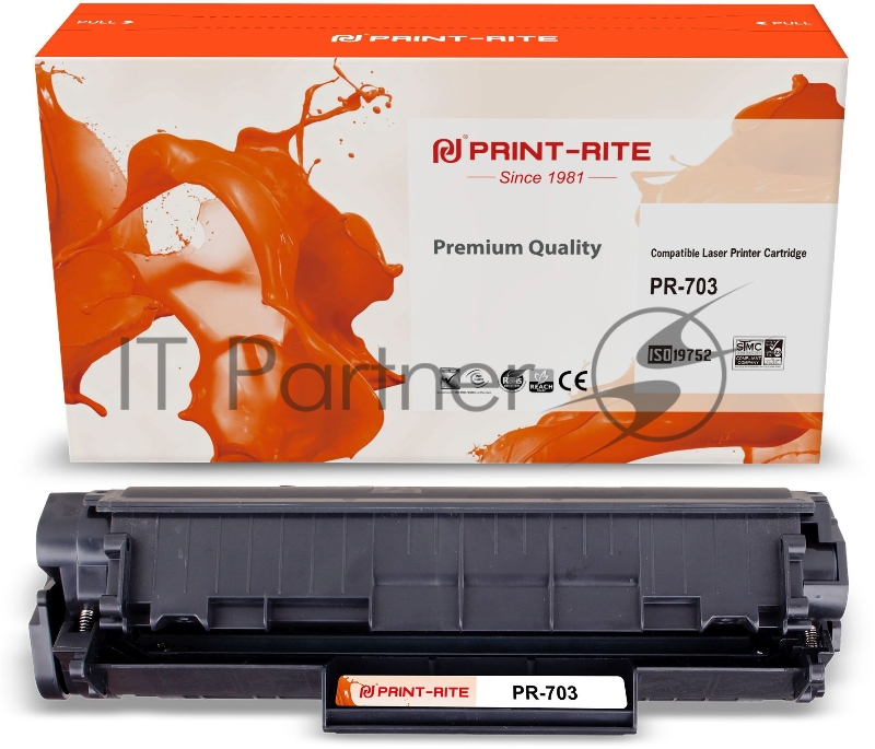 Картридж лазерный Print-Rite TFH724BPU1J PR-703 703 черный (2000стр.) для Canon LBP2900/3000Series