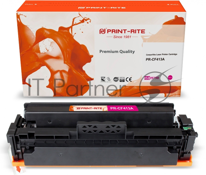 Картридж лазерный Print-Rite TFH771MPU1J PR-CF413A CF413A пурпурный (2300стр.) для HP LJ M452DW/DN/NW M477FDW/M477FDN/M477FNW
