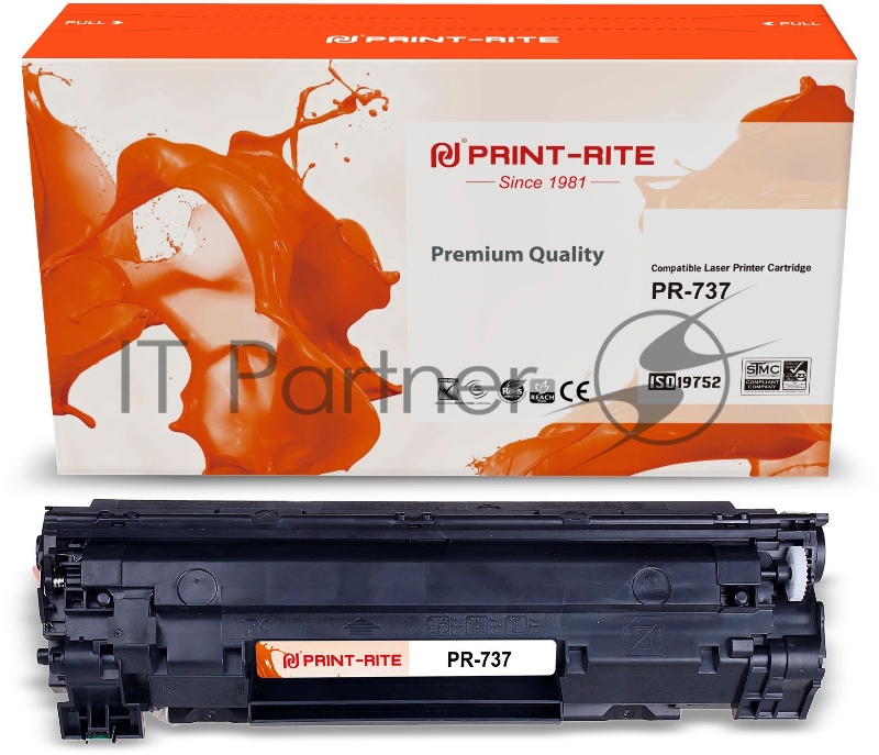 Картридж лазерный Print-Rite TFH862BPU1J PR-737 737 черный (2400стр.) для Canon MF 210/211/212/216/217/220