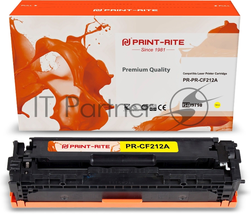 Картридж лазерный Print-Rite TFH994YPU1J PR-CF212A CF212A желтый (1800стр.) для HP LJ Pro 200/M251/M276